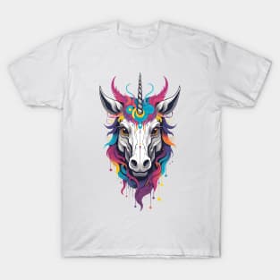 Abstract Fantasy Unicorn T-Shirt